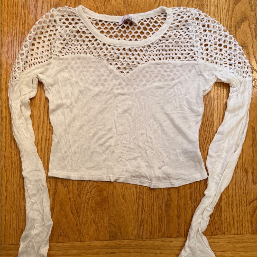 Mesh long sleeve